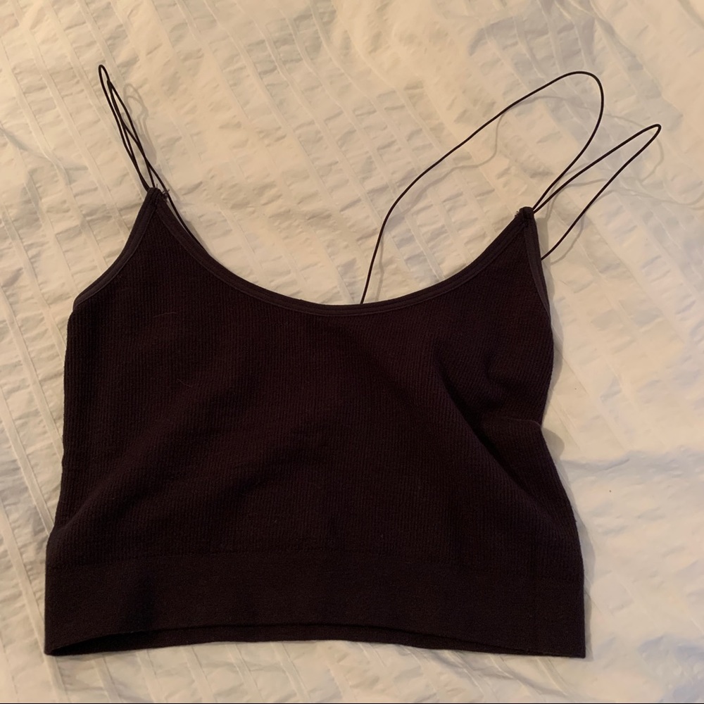 UO out from under black double strap tank